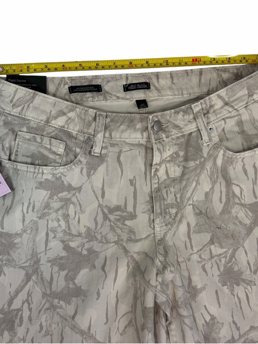 wild fable neutral Camouflage jeans - Picture 4 of 5